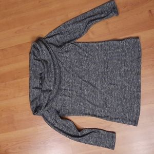 Off The Shoulder Cowl Neck Sweater